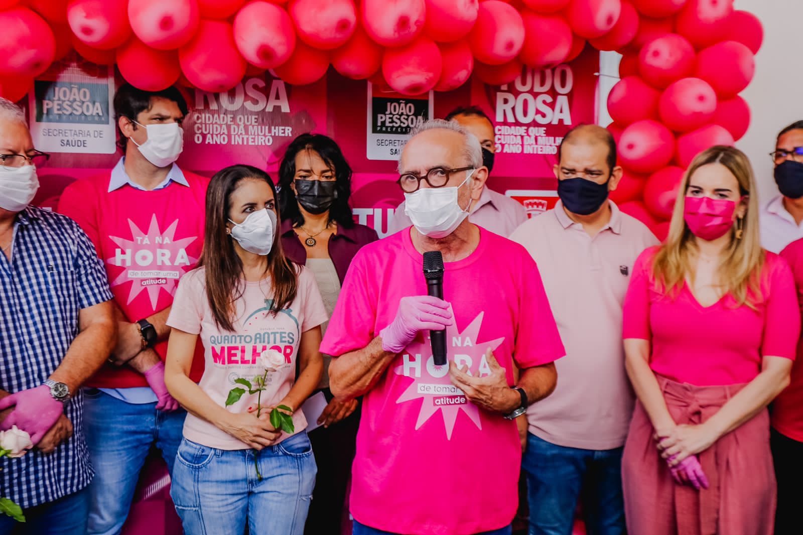 Outubro Rosa: João Pessoa dá início a campanha com série de atividades para prevenção do câncer de mama e colo de útero