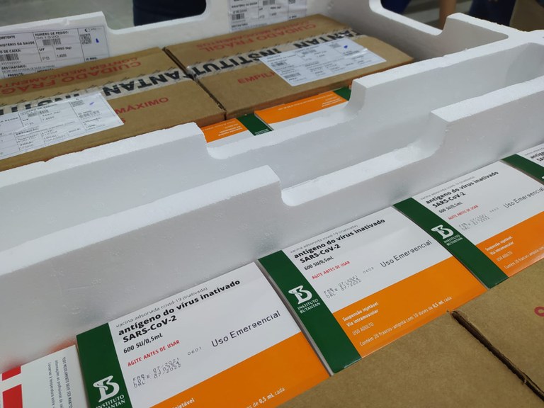 Saúde da Paraíba distribui mais de 79 mil doses de vacinas contra covid-19 nesta quinta e sexta-feira
